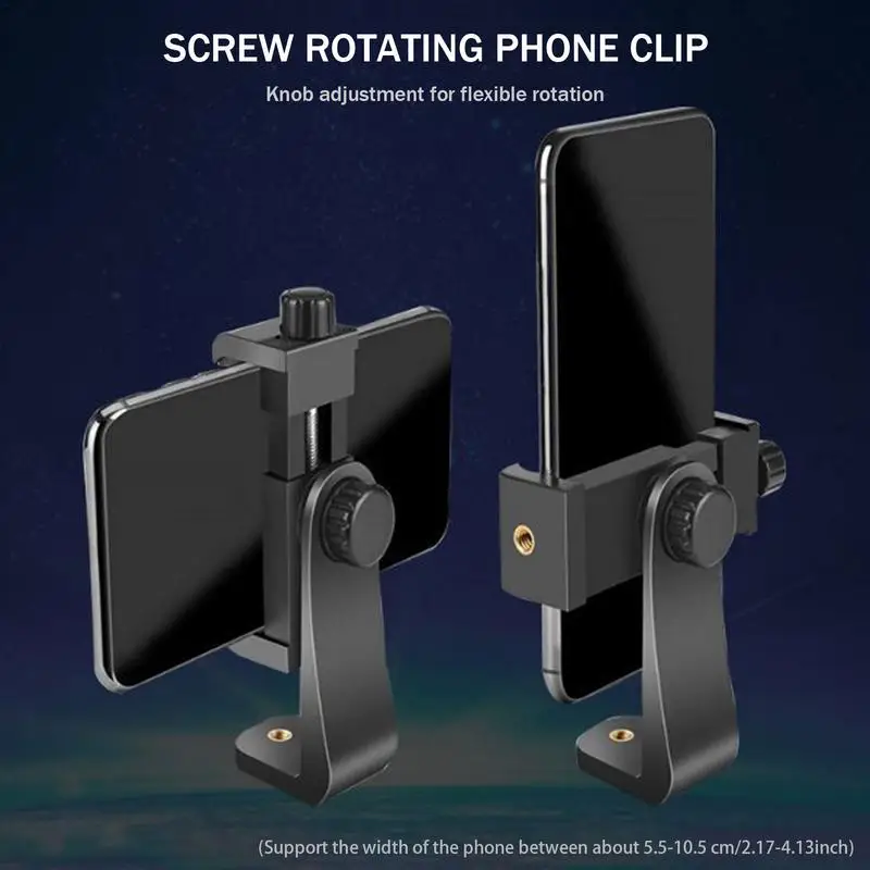 Адаптер Rovtop для установки на штатив, держатель для сотового телефона, вертикальный Поворот на 360 градусов, Горизонтальная стойка для штатива для iphone SamsungHuawei MI