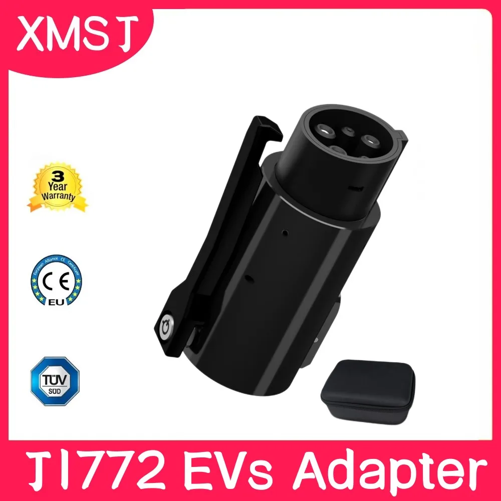 Адаптер TESLA to Type 1 EV используется для SAE J1772, зарядка транспортных средств для автомобильной розетки типа 1, а с другой стороны для Tesla Male EV Plug 40A