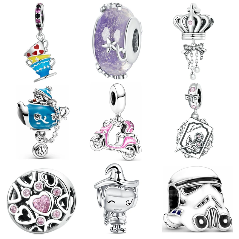 

Шармы-подвески из серебра 925 пробы для браслета Pandora