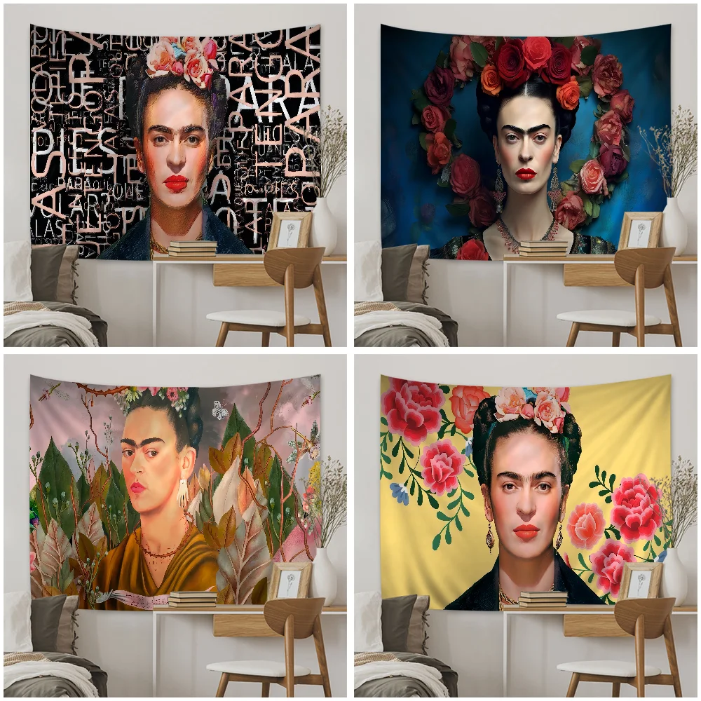 Мексиканский F-Fridas DIY настенный гобелен подвесной Таро хиппи настенные коврики Dorm