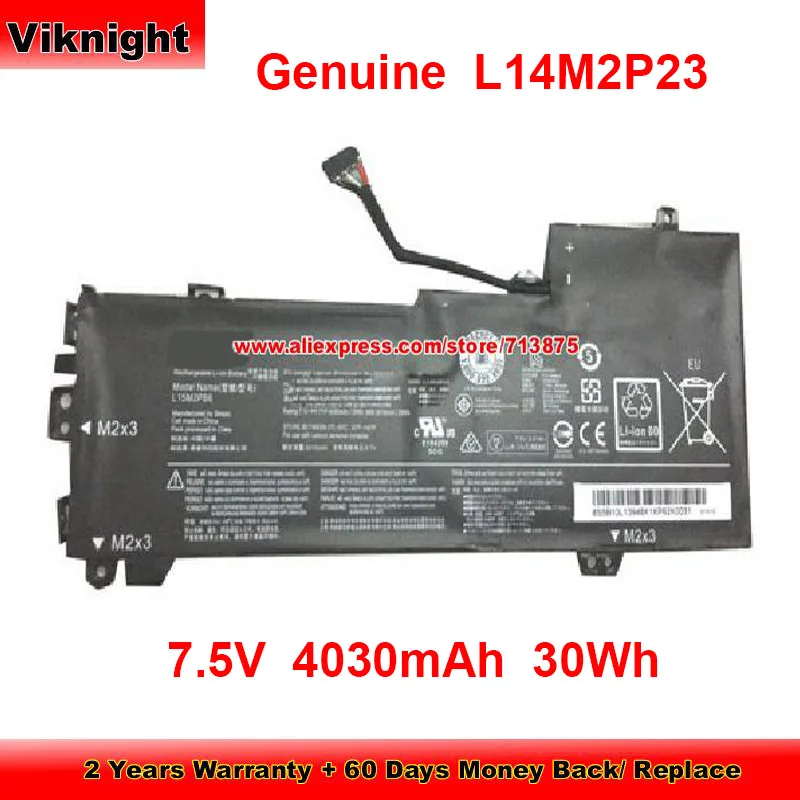 Оригинальный аккумулятор L14M2P23 5B10L13948 для ноутбука Lenovo YOGA 310-11IAP Flex 41130 L14M2P24 L15M2PB6