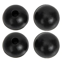 4pcs practical convenient rubber drumstick heads ethereal drum supplies percussion instrument drumstick heads