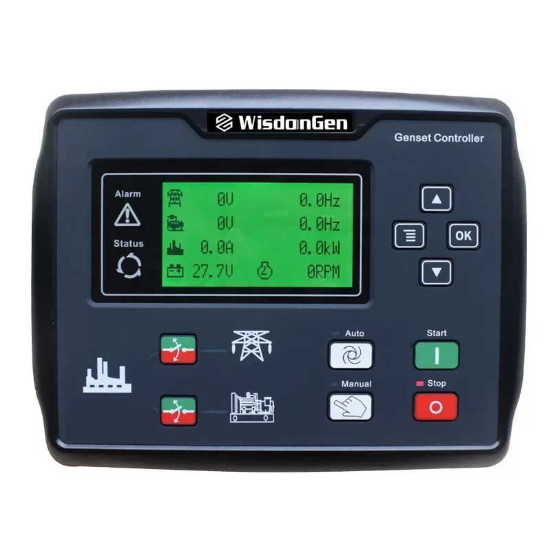 Контроллер генератора ZHONGLING 6120UN 6110K 6110U 6110N часть двигателя панель управления