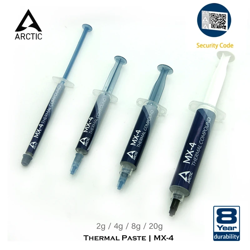Термопаста ARCTIC MX-4 2 г 4 8 20 силиконовая паста 5 Вт Теплопроводящая смазка для