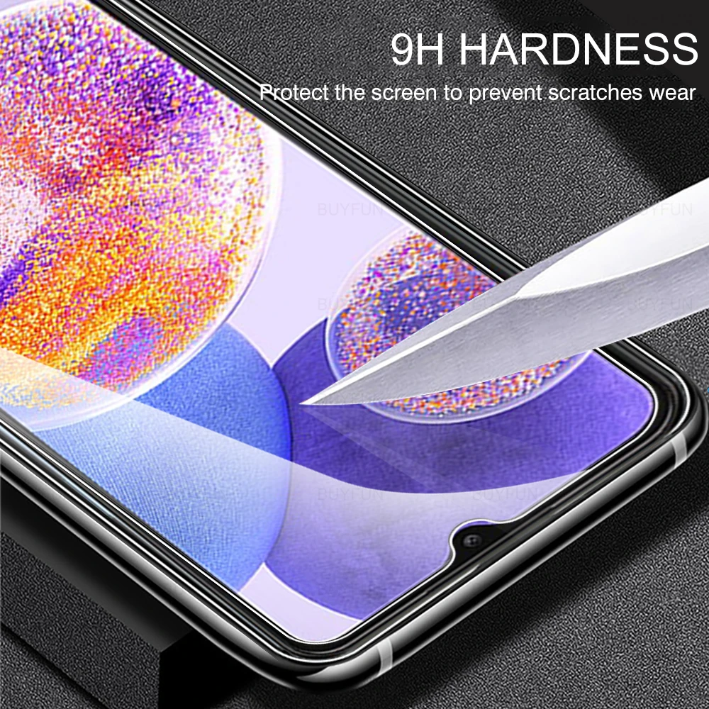 6 in 1 tempered glass for samsung galaxy a23 cover screen protector film for samsung a23 a33 a53 a73 5g protective glass free global shipping