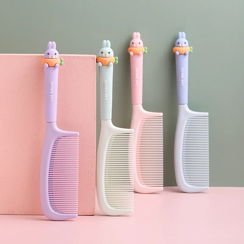 

Creative Scarf Cute Rabbit Student Hair Comb Home Hairdressing Comb Student Cartoon Plastic Comb Hairdressing Tool