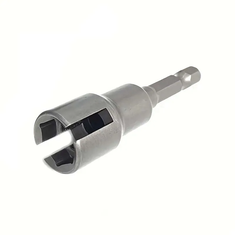 

1 шт., набор торцевых ключей для сверла с барашковой гайкой, адаптер для головки-бабочки с шестигранным хвостовиком 1/4 дюйма, 65 мм для вождения гайки крыла