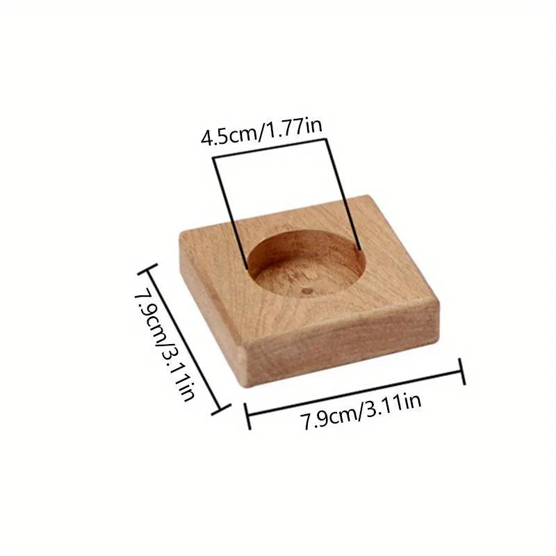 

Деревянный Подсвечник В Скандинавском Стиле, Квадратный, Из ДСП, Для Декора Дома, Украшение Стола, Подсвечник Для Чайных Свечей
