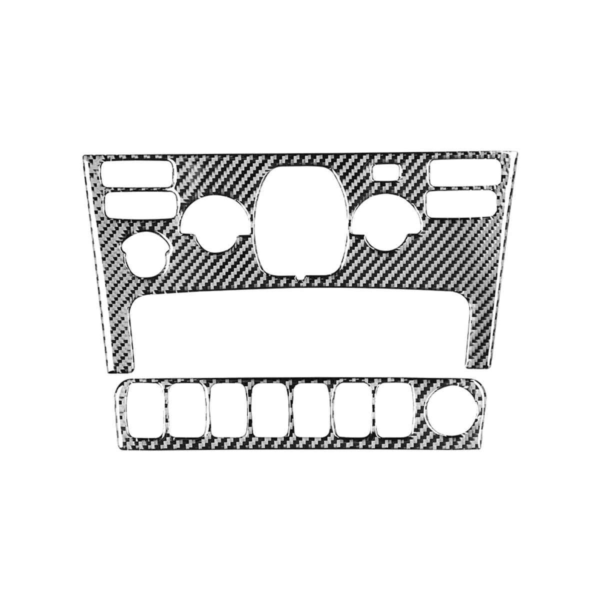 

Car Air Conditioning Button AC Panel Cover Trim Decorative Sticker Carbon Fiber for XC90 2003-2014 Accessories, B