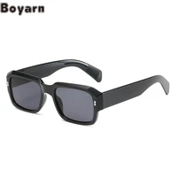 boyarn eyewear steampunk small frame gafas de sol polygon meter nail sunglasses ins jelly color simple retro wear sung