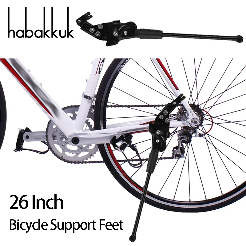 

26 Inch Bicycle Support Frame Five-Hole Adjustable Support MTB Road Bicycle Parking Rack Mountain Bike Non-Slip Side Bracket