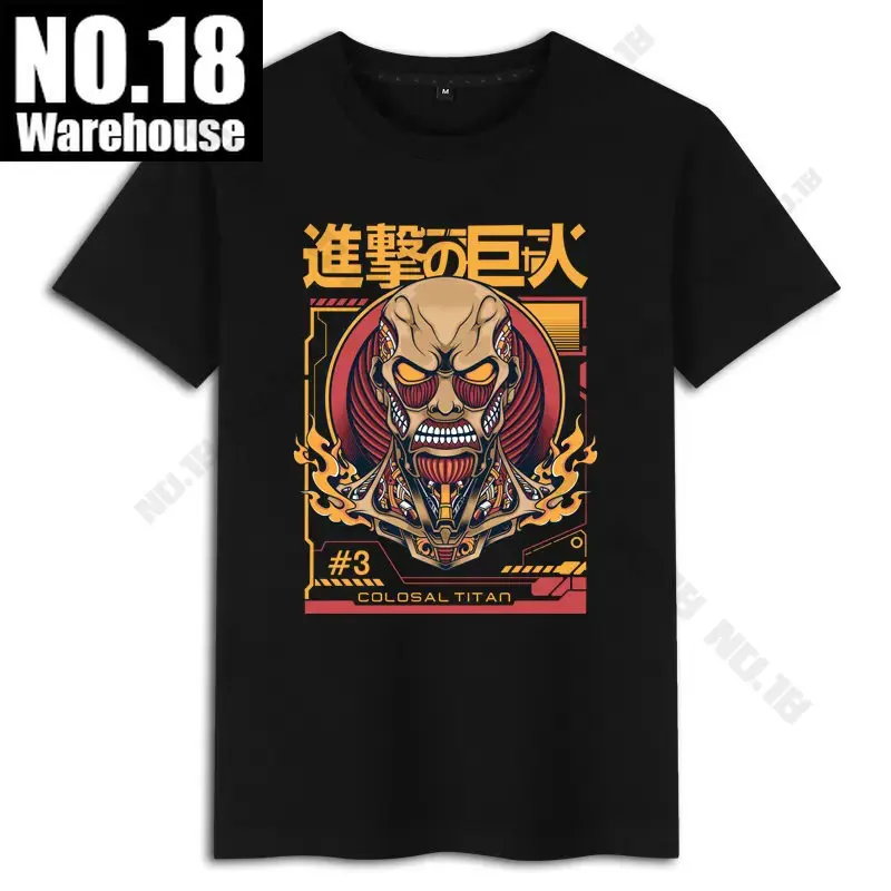 

Japan Anime Attack on Titan Comics Printed T-Shirt Female Harajuku Brand Tshirt Summer Crewneck Clothing Fashion Hipster Shirt