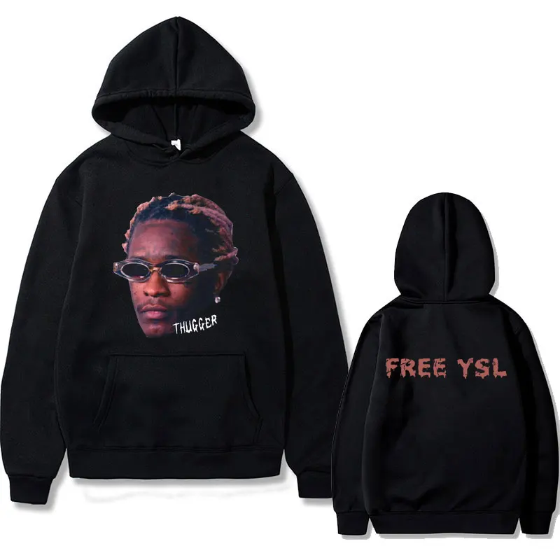 

Hip Hop Rapper Young Thug Thugger Slime Season Concert Hoodie Male Oversized Hooded Sweatshirt Man Clothes Men Fashion Hoodies