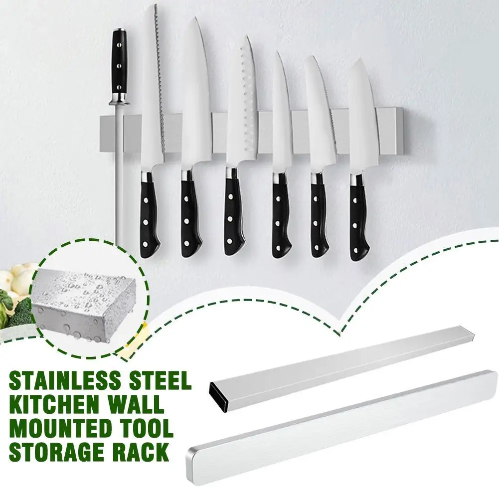 

2023 Magnetic Knife Holder Strip Wall Mount Block Storage Holder Strong Magnetic Knife Stand Strip For Home Kitchen Organizer