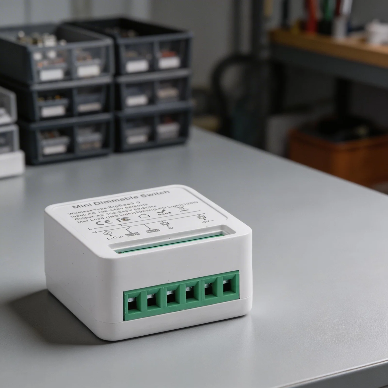Фото Диммер для светодиодов 100-240В, совместимый с Zigbee, Tuya, Alexa, Smart Life, со встроенным выключателем №3