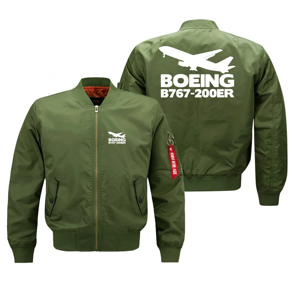 The Boeing B767-200ER Aviation Military Outdoor Flight Men Ma1 Bomber Jacket Windproof Man Baseball Coats Clothing