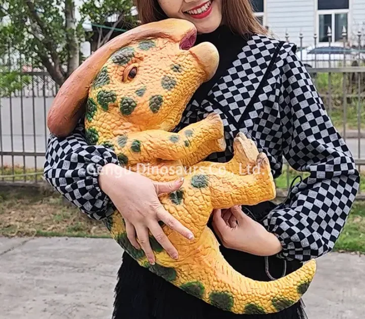 Милый реалистичный силиконовый Т-Рекс малыш с ручным управлением аниматронный