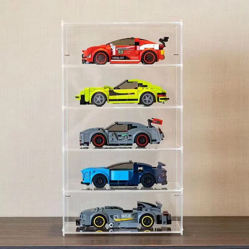 Акриловая панель для демонстрации моделей гоночных автомобилей одноуровневая