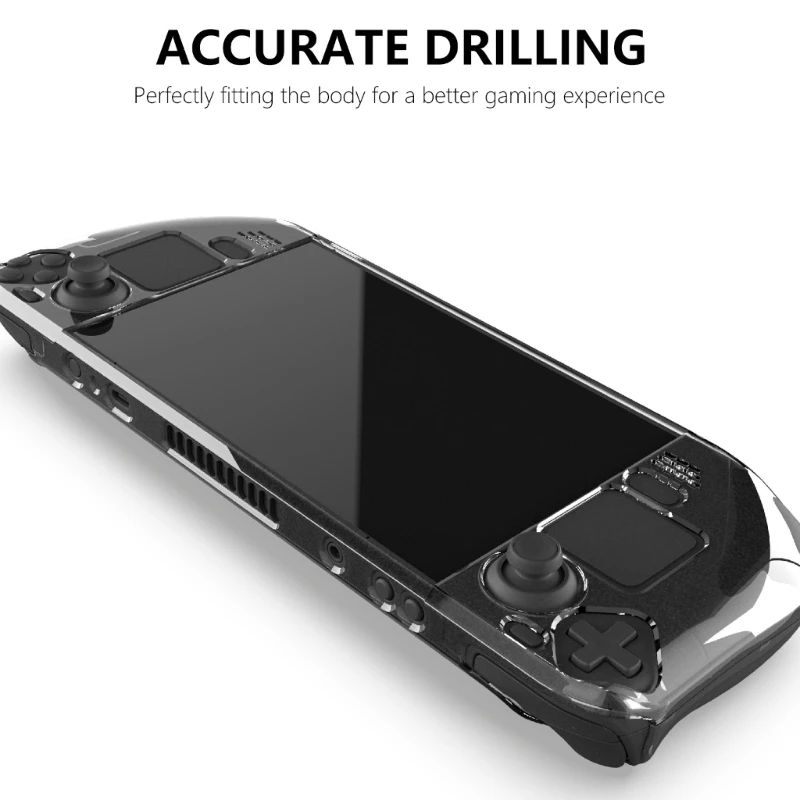 Прозрачный жесткий чехол для ПК с разделенным кристаллом защитный геймпада