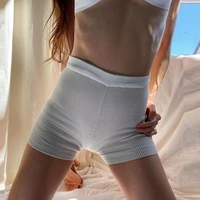 summer knit shorts solid color slim sexy moisture absorption sports shorts for fitness