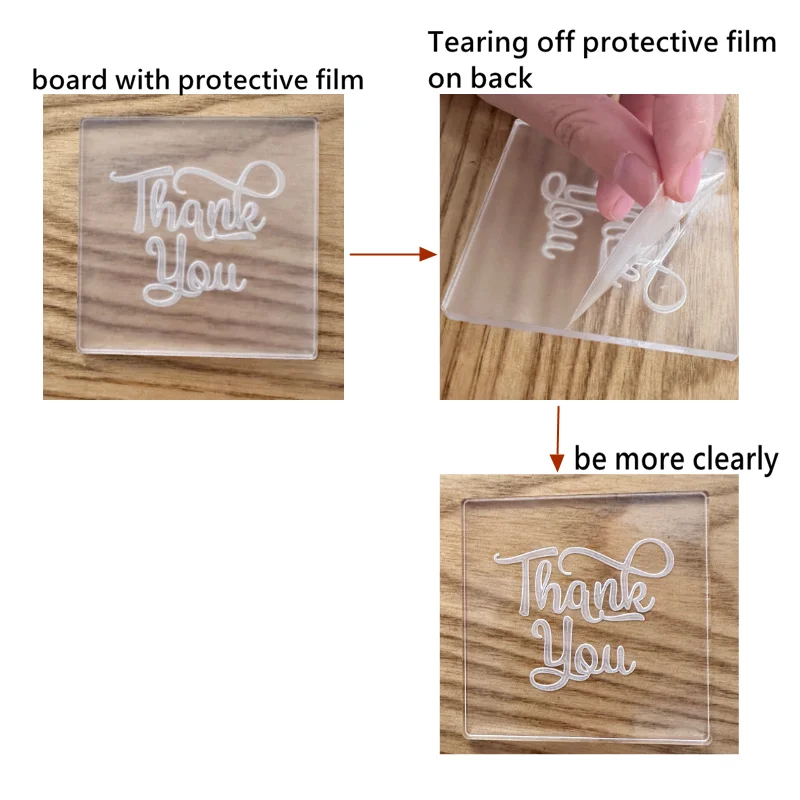 Инструмент для торта спасибо акриловая доска штампов День благодарения выдача
