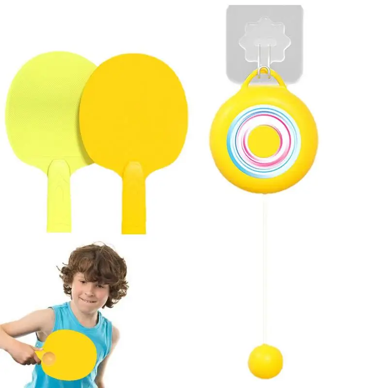 

Table Tennis Trainer Hand-eye Coordination Table Tennis Set Table Tennis Self-training Set Without The Table Hanging Toys