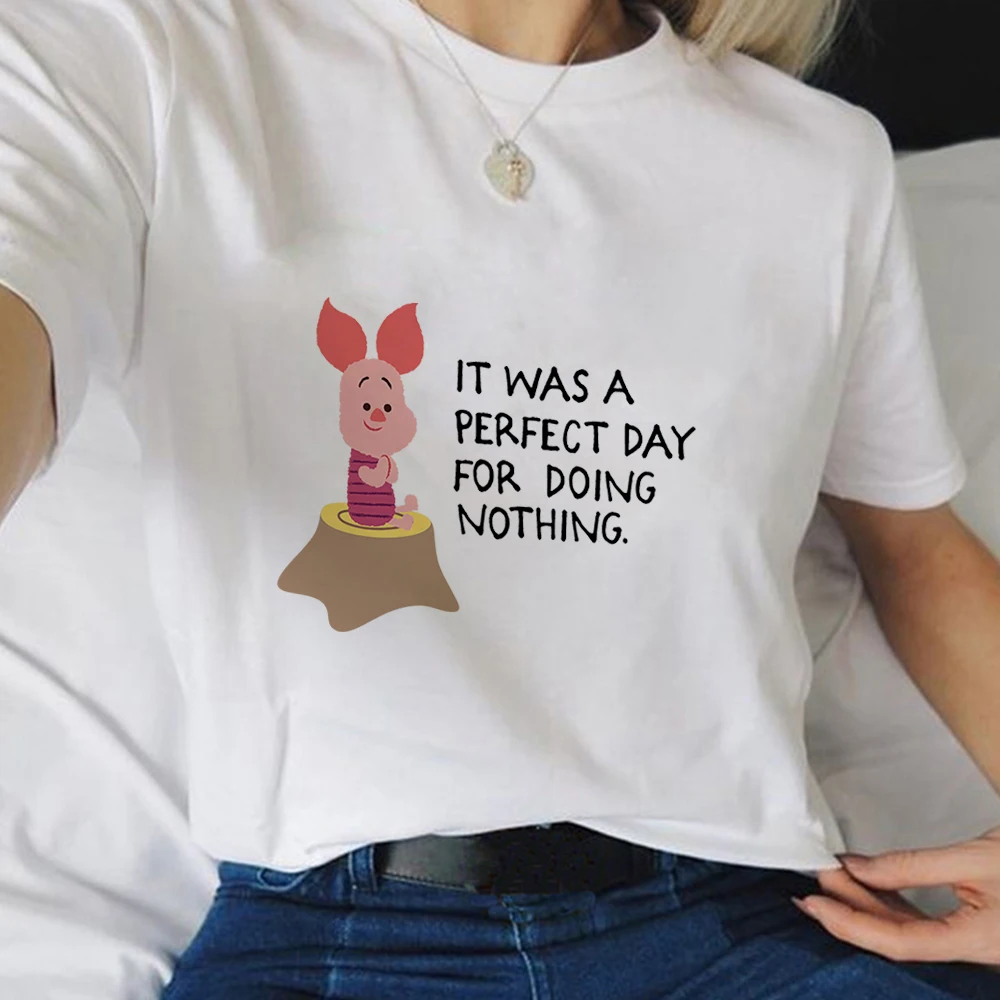 

Disney Winnie The Pooh Tigger Print Women Cartoon T Shirt Dropship Short Sleeve O Neck S-2XL Size Female T-Shirt Summer Clothes