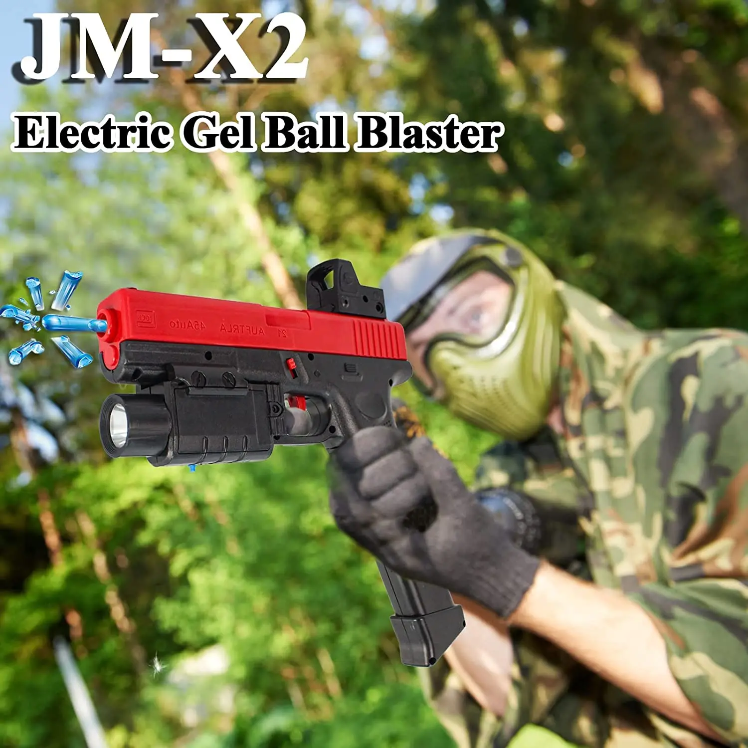 Гелевый пистолет Blaster X2 Electric Ball Highly Assembled Toy for Outdoor Activities Games Water Beads Guns Kids on.