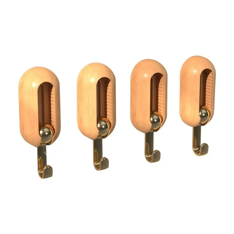 

Swivel Wall Hook 4 Pack Non-Punching Adhesive Towel Hooks Wall Hooks Waterproof With Strong Glue Hooks For Bathroom Bedroom