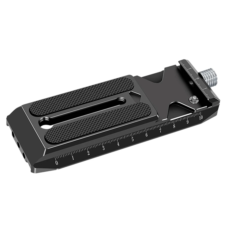 

Быстросъемная пластина 1 шт., сменная черная для карданного подвеса RS 2 RSC 2 с отверстием для винта 1/4 дюйма для Manfrotto