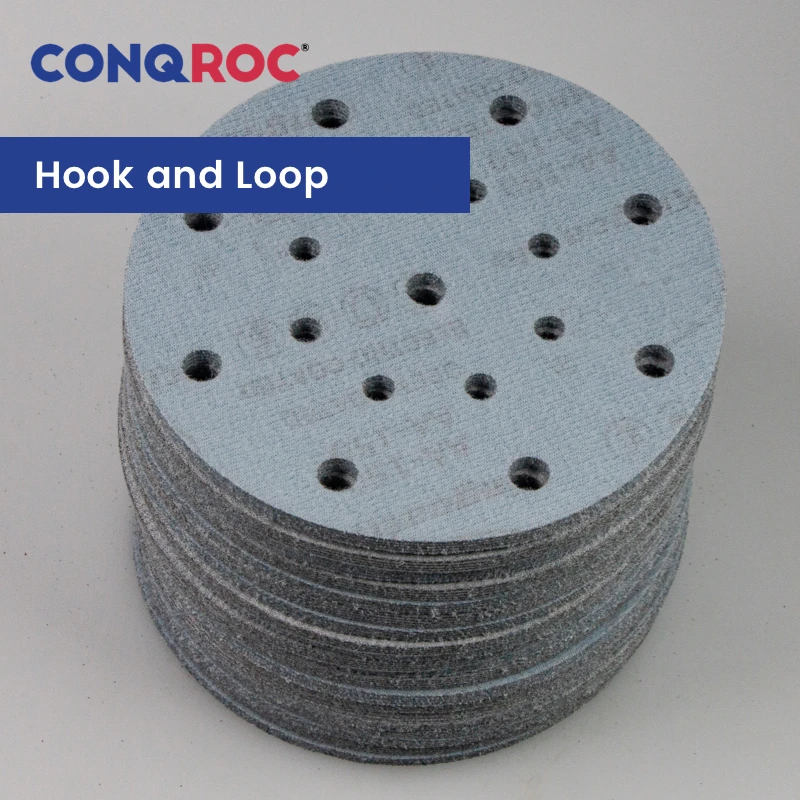 100 штук 150 мм (6-дюймовые) 17-отверстия шлифовальные диски Белый Плавленый Глинозем