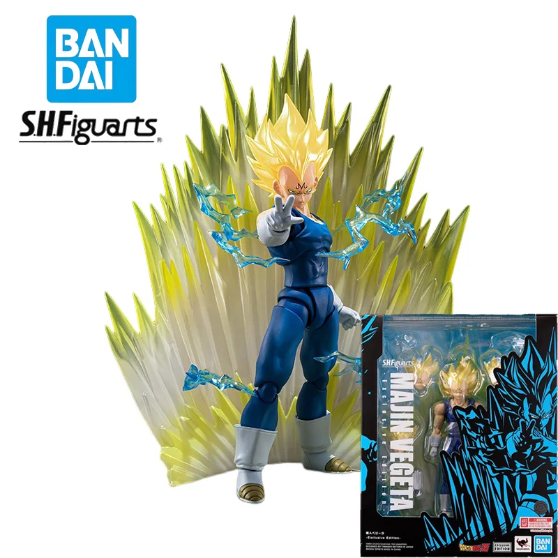 

Bandai S.H.FiguartsDragon Ball Z Vegeta Action Figures SDCC 2023 Exclusive Edition Super Saiyan II Boxed Model Collection Toys