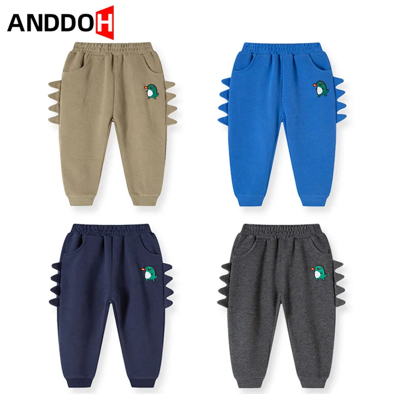 

Детские брюки для мальчиков, трикотажные спортивные брюки с принтом динозавров, одежда для подростков, детские брюки для защиты, детские до...