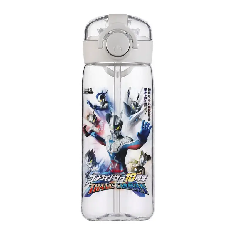 

Ultraman Water Bottle Anime Large Capacity Plastic Sports Water Bottle Portable Leak-proof Drinking Bottle Gifts