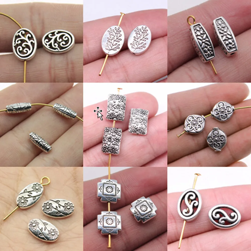 Комплектующие для ювелирных изделий бусины с узором в виде ветки браслетов