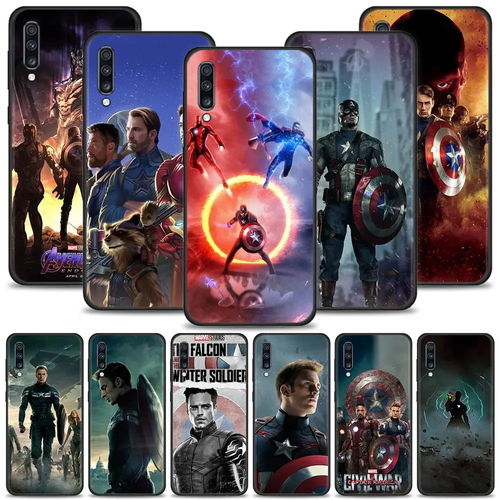 

Marvel Phone Case For Samsung Galaxy A50 A10 A70 M31 Coque A30 A20e M30s A20s Cover M51 M31s M52 Funda Marvel Avengers Anime