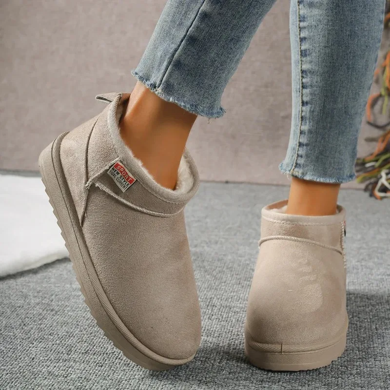 Botas de nieve gruesas y calientes para mujer классические удобные зимние модные новые botas moda nuevo 2024