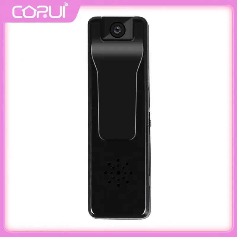 

1080p Surveillance Camera Whit Night Vision Lamp Back Clip Law Enforcement Recorder 90 ° Rotating Lens Remote Viewing Wav Camera