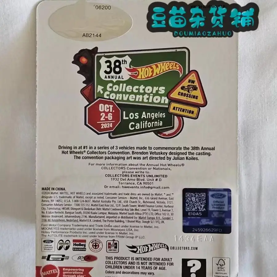 ГОРЯЧИЕ КОЛЕСА 1:64 38 выставка Лос-Анджелеса 32 коллекция Ford литая под давлением