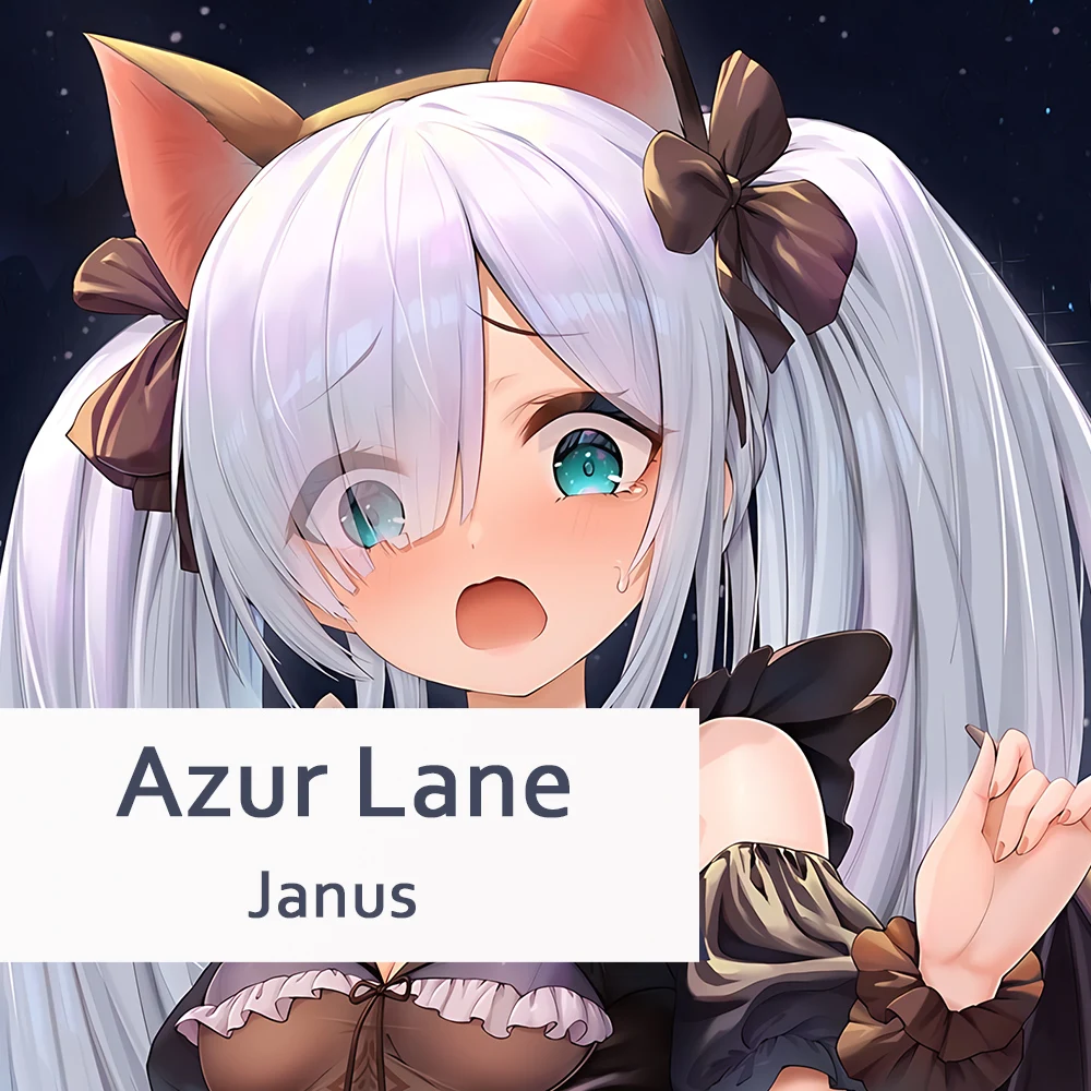 

Azur Lane Janus Dakimakura 2WAY Hugging Body Pillow Case Anime Otaku Pillow Cushion Cover Xmas Gifts