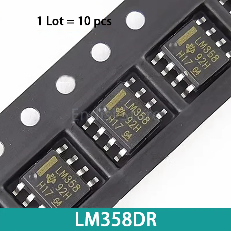 10 шт., модель LM358DR, модель LM358DR2G, модель LM358 SOP-8, промышленный стандарт