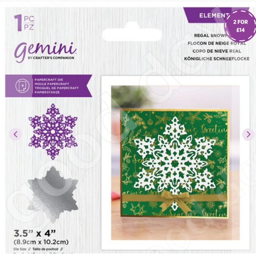 

New 2022 Beautiful Snowflake Metal Cutting Dies Scrapbook Diary Decoration Stencil Embossing Template Diy Greeting Card Handmade