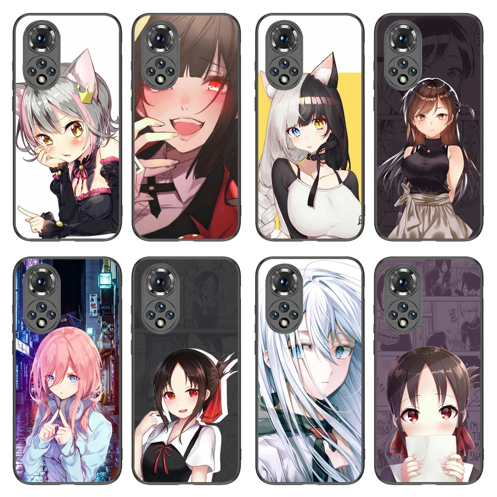 

Anime Girl Hentai Harajuku Phone Cover For Huawei P30 P40 P50 Pro Mate40 40PRO PLUS HONOR 50Pro 50SE Phone Case