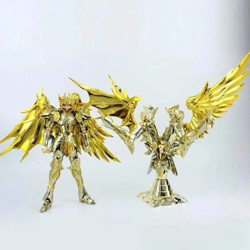 Фото Совершенно новый в наличии, оригинальные фигурки Saint Seiya GT God Twins Constellation, экшн-кукла, модель украшения, праздничные игрушки, подарки №1