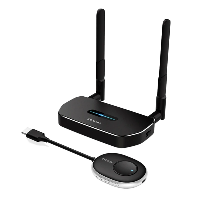 

ZEUSLAP, беспроводной HDMI-совместимый видеопередатчик и приемник, расширитель дисплея, адаптер, ключ для переключателя телевизора, проектора, П...