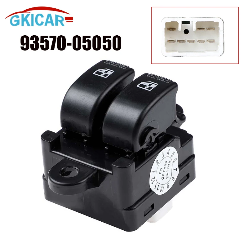

93570-05050 8 Pins Electric Single Window Switch 9357005050 For Hyundai Amica Mix Atos