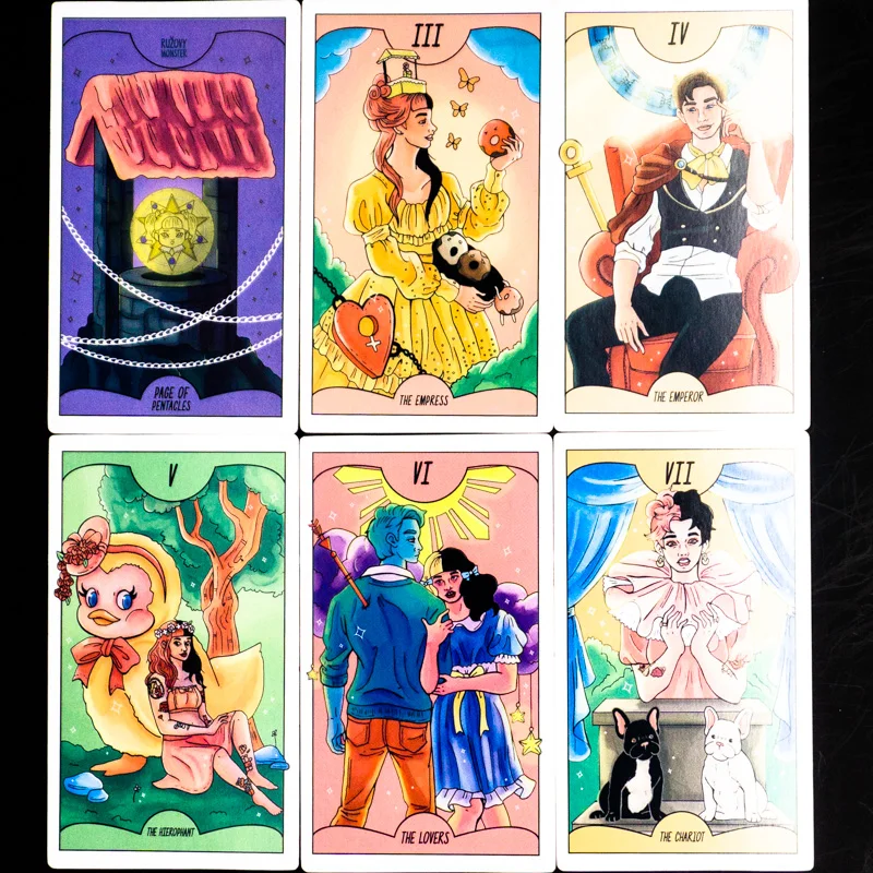 Большой размер Таро колода Crybaby карты палубная карта настольная игра для