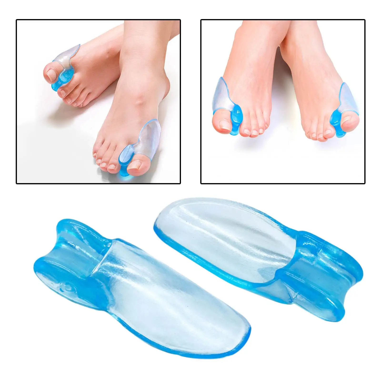 

Big Toe Bunion Guard, Toe Spacers Bunion Corrector Toe Separator, for Crooked Toes