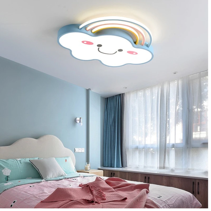 Nordic Led Cloud Ceiling Lamp Lights for Dimmable Decoration Ceiling Light Home Kindergarten Children's Room Kids Bedroom Decor
