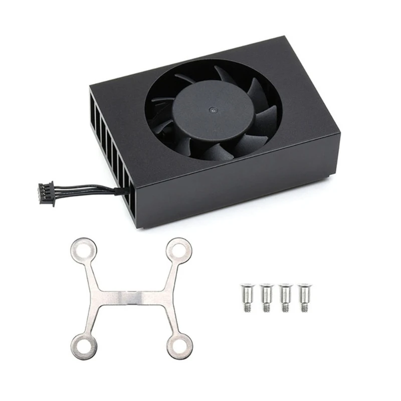 

Dedicated Heatsink High-performance Cooling Fan Heat Dissipation for Jetson TX2 NX Module with Brackets & Screws